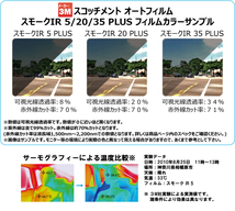 遮熱 3M スモークIR NV100 クリッパー リオ (DR17系) ※標準ルーフ カット済み カーフィルム リアセット_画像4