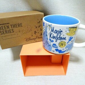 未使用保管品◇ Starbucks/スターバックス■ Disney Parks ディズニー パーク マグカップ コップ 陶器 キッチン 食器 ブルー コレクショの画像1