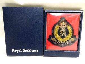 保管品◆Royal Emblems□ワッペン エンブレム 手縫い 旧英国海軍のデザイン ヴィンテージ レトロ　