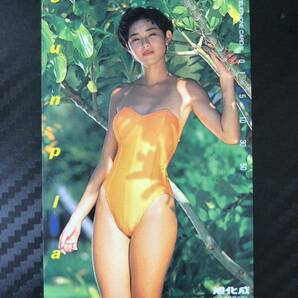 【未使用】テレカ 50度数 旭化成 小松千春 ’91水着専属モデル アイドル水着 テレホンカード の画像1