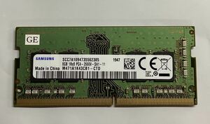 SAMSUNG ノートPC用 メモ8GB PC4-2666V M471A1K43CB1 - CTD/新品バルク品/ネコポス配送