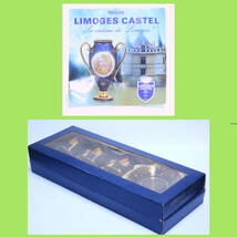 あ//A7272 【未使用・保管品】LIMOGES CASTEL リモージュ　キャッスル　デミタスカップ＆ソーサー　6客セット_画像4