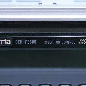 あ//A7330 パイオニアPioneer Carrozzeria カロッツェリア マルチCDコントロール DEH-P3300 6連奏MDチェンジャー MD-P100 カーオーディオの画像3