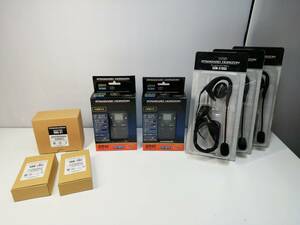 a//H6457[ unused * storage goods ] STANDARD HORIZON special small electric power transceiver 2 point SSM -510SA boom Mike earphone 3 point SBH-21 connection type charger 1 point other 