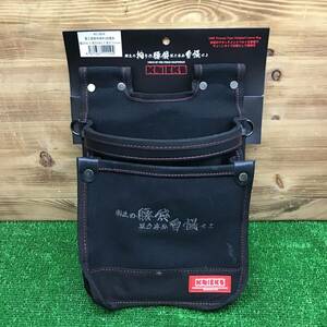 【中古美品・現状品】 KNICKS/ニックス 4号領布電工建築用スリムタイプ腰袋(2段) KC-201H ■送料無料・代引き・店頭受取対応■