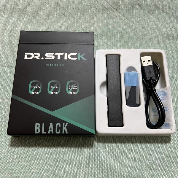 ドクタースティック　旧タイプ　本体　ブラック　DR.STICK　開封済み未使用品　付属リキッド付き