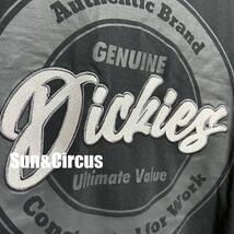 メンズ大きいサイズ6L Dickies サークルロゴ 半袖Tシャツ グレー_画像4