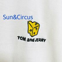 メンズ大きいサイズ6L トムとジェリー エンボス加工 シルエット 半袖Tシャツ_画像6