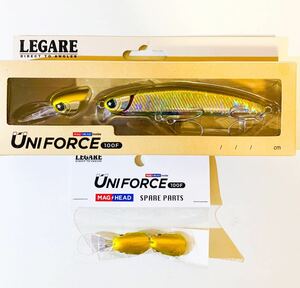 ☆新品・未使用☆ レガーレ ユニフォース100F ゴルキャン LEGARE UNIFORCE100F 専用スペアパーツ付き！