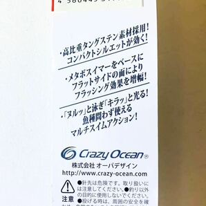 ☆新品・未使用☆ クレイジーオーシャン フラッシュメタボTG イワシ 100g FMTG-100 Crazy Ocean TG タングステンの画像2