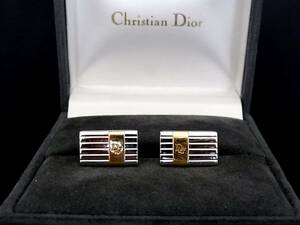 # прекрасный товар #N0207 [Dior] Dior галстук [ Gold * серебряный ]# запонки!