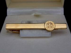 # beautiful goods #N0242 Alfred Dunhill [ top class ][ Gold ]# necktie pin tiepin!!