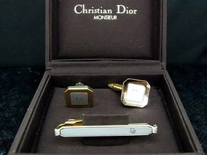 # beautiful goods #N0289 [Dior] Dior necktie [ Gold ]# cuffs & necktie pin Thai tweezers!