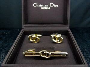 # прекрасный товар #N0294 [Dior] Dior галстук [ Gold ]# запонки & галстук булавка Thai пинцет!