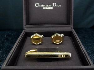 # beautiful goods #N0299 [Dior] Dior necktie [ Gold ]# cuffs & necktie pin Thai tweezers!