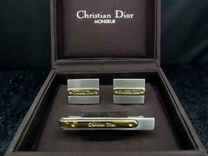 # beautiful goods #N0301 [Dior] Dior necktie [ Gold * silver ]# cuffs & necktie pin Thai tweezers!