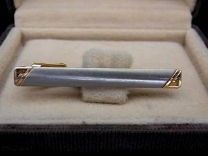 # beautiful goods #N0356[GIVENCHY] Givenchy [ silver * Gold ]# necktie pin tiepin!