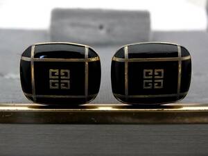 # beautiful goods #N0376 [GIVENCHY] Givenchy [ Gold * black ]# cuffs!