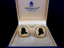 ■美品■№0495 ウェッジウッド【WEDGWOOD】「人物」【ゴールド】■カフス♪_画像3