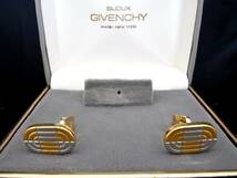 ■新品N■№0237 ジバンシイ【GIVENCHY】【ゴールド・シルバー】■カフス♪_画像3