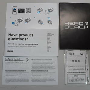 【新古品】GoPro HERO11 Black 初心者公式セット マイクロSDカード64GB付 ①の画像10