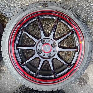 ワーク WORK ZR10 紅 7J +47 PCD 100 4本セット フィットRS GE8の画像5