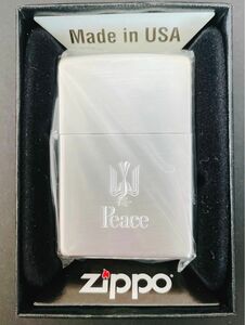 zippo ピース シルバー刻印 限定品 希少モデル 2015年製 
