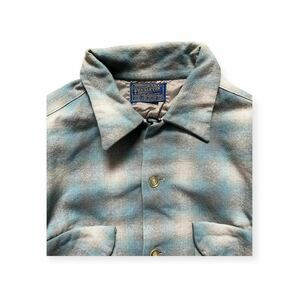 60s Pendleton ペンドルトン オンブレチェック シャドーチェックの画像2