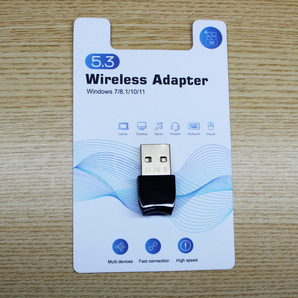 Bluetooth 5.3 アダプター レシーバー USB 小型 最大通信距離20m ミニUSBドングル ワイヤレスアダプター イヤホン ブルートゥース アダプタの画像8