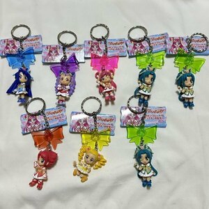 【未使用品】Yes！プリキュア5GOGO！/リボンプレート付フィギュアキーホルダー/全6種セット