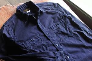 FREEMANS SPORTING CLUB★/　タフツイルワークシャツ1/S~M ネイビー☆アーバンリサーチ★F.S.C