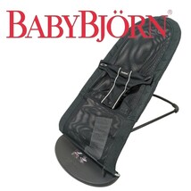 ベビービョルン バウンサー メッシュ コットン ブラック BabyBjorn_画像1