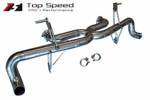 アウディ R8(42) 5.2L V10用マフラー (直管仕様Xパイプ) (USAメーカー Top Speed トップスピード製) 新品送料無料