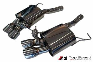 BMW 650i (F06/F12/F13)用マフラー (純正バルブ付き車用) (USAメーカー Top Speed トップスピード製) 新品送料無料