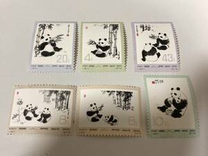  China stamp 1973 year leather 14 oo Panda 2 next 6 kind .①