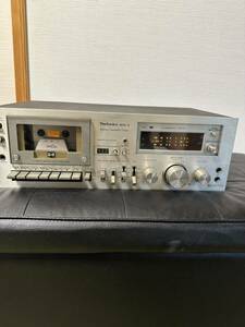 Technics Technics Audio Showa Retro Stereo Cassette Deck Audio Equipment ①