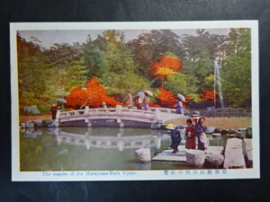 古絵葉書◆1034 京都 圓山公園 画像参照。