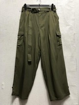 新品☆4Lカーキ系♪大人おしゃれ抜け感カーゴパンツ☆b503_画像2