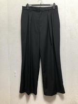 新品☆4L黒系無地おしゃれワイドパンツ♪お仕事・きれいめ☆a545_画像2