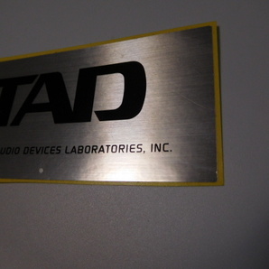 希少レア☆彡新品在庫品・TAD・TECHNICAL AUDIO DEVICES LABORATORIES.INC メタルステッカー・スピーカーメーカー？オーディオの画像3