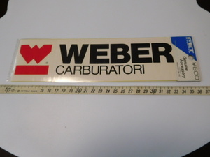 希少レア彡新品在庫品・ウェーバー・WEBER・CARBURATORI・FET・極東（23.5㎝）チューニング・ステッカー・旧車・当時物・街道レーサー