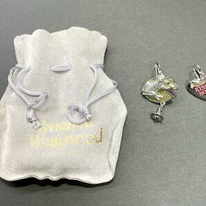 Vivienne Westwood／ピアス／カエル、ハート／Earrings Silverの画像1