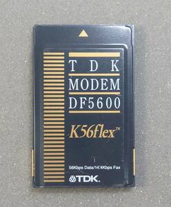 KN4734 [Junk] TDK DF5600/J PCMCIA ДАННЫЕ ДАННЫЙ ФАКС МОДЕМ МОДЕМ ФКС