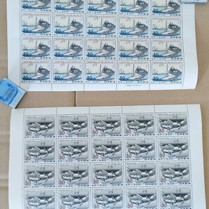 002 日本切手  国際文通週間  2シートセットの画像1