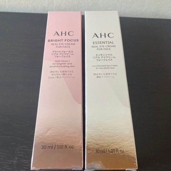 AHC (エーエイチシー) ブライトフォーカス&エッセンシャリアル アイクリーム フォーフェイス 目元ケア 30ml 韓国コスメ