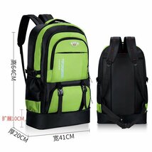 バッグ 防災リュック パック ザック大容量65Ｌ 登山 リュック リュックサック 登山バック バックパック 旅行 アウトドア ブラック_画像4