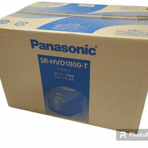Panasonic 炊飯器　ダイヤモンド銅釜SR-HVD1800-T 一升炊き 10合(ブラウン)