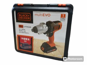 BLACK+DECKER multi EVO 18V リチウム インパクトドライバー 電動ドライバー　ブラックアンドデッカー