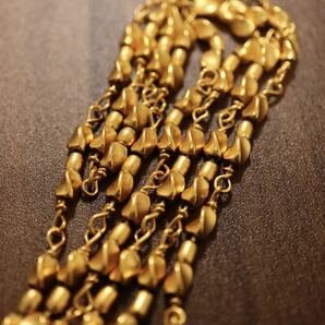 ANNE KLEIN アンクライン ネックレス ゴールドカラー ヴィンテージ ビンテージ 全長約80cm アクセサリー B76の画像5