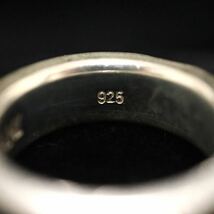EMPORIO ARMANI エンポリオアルマーニ ロゴ 指輪 リング 約8.5号 925 スターリングシルバー ユニセックス レディース メンズ B69_画像5